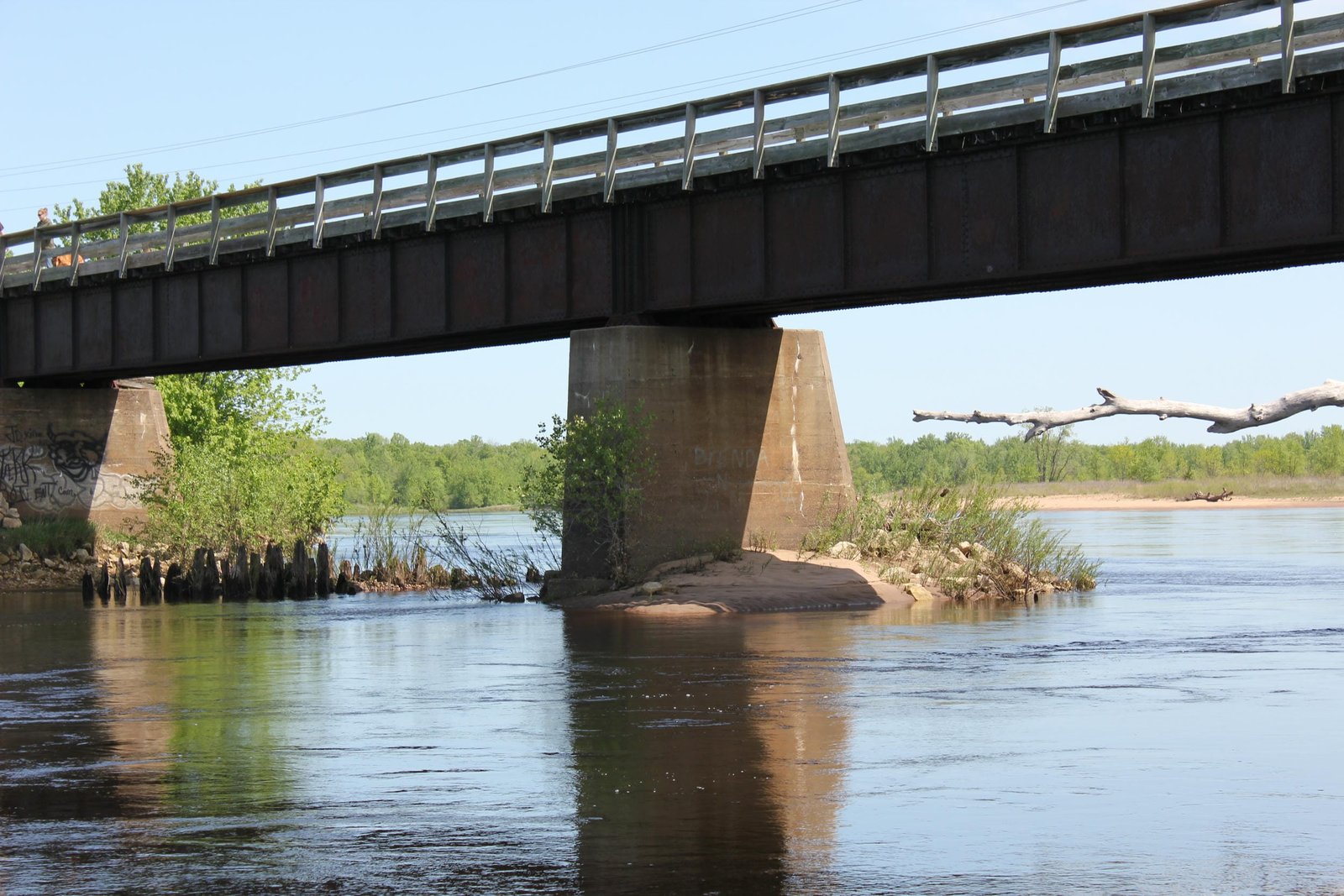Deck girder spans